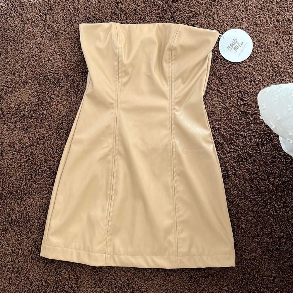 Princess Polly Leather mini dress